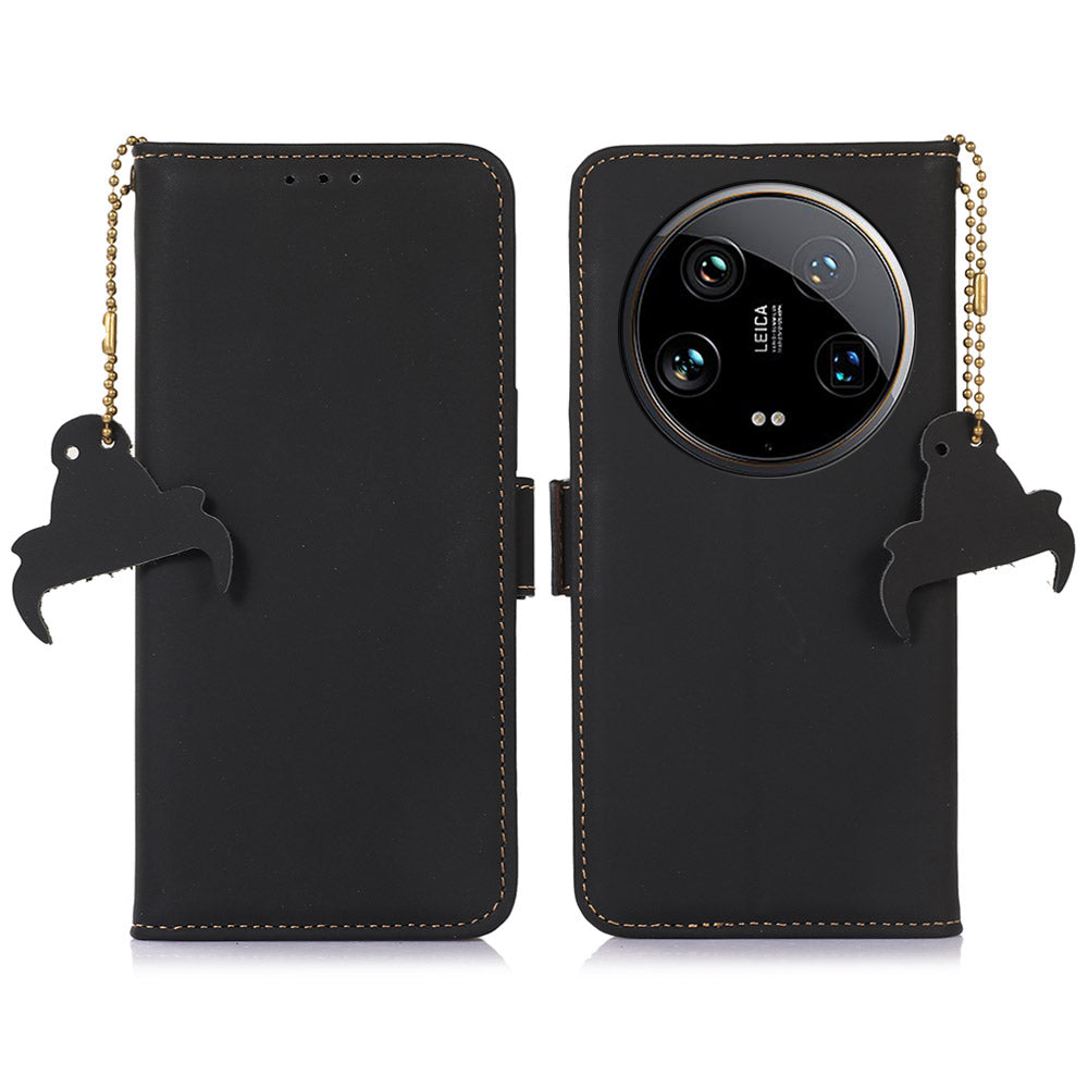 For Xiaomi 14 Ultra Cell Phone Case Drop-proof RFID Blocking Stand Cover For Xiaomi 14 Ultra Cell Phone Case Drop-proof RFID Blocking Stand Cover